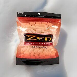 Zen Regular Cigarette Filter Tips 200 Count Per Bag (Pack of 5)